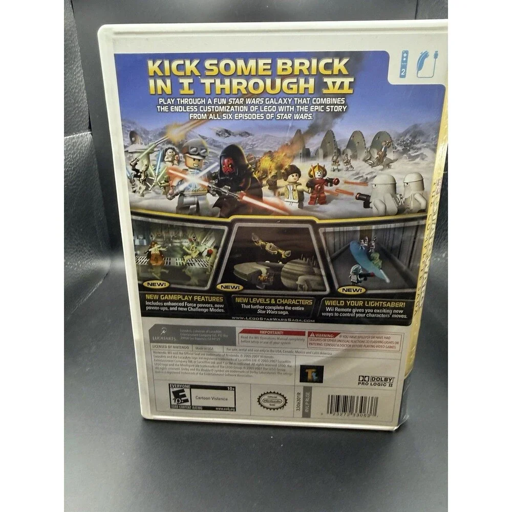 LEGO Star Wars - The Complete Saga (Wii, 2007) Used